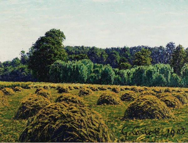 The Haystacks by Gustave Cariot